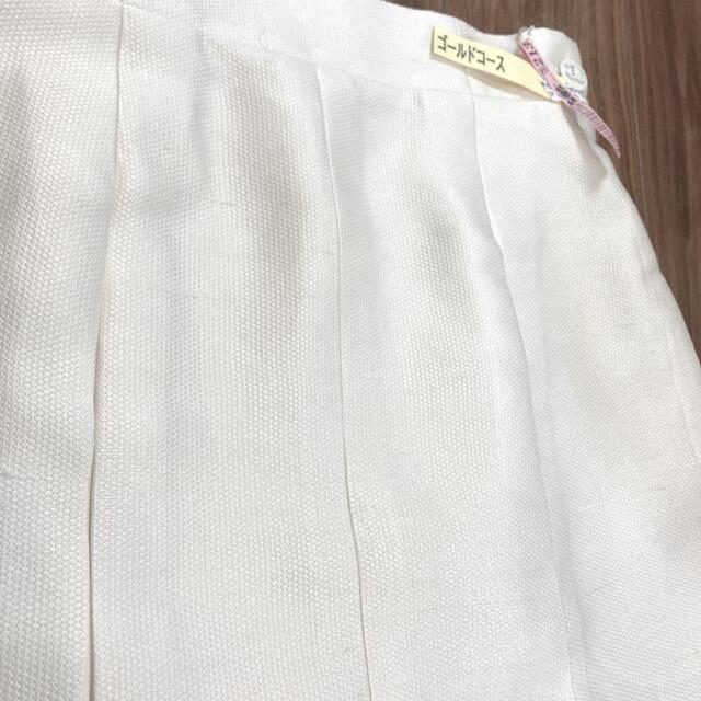 シャネル　CCボタン　オフホワイト　スカート