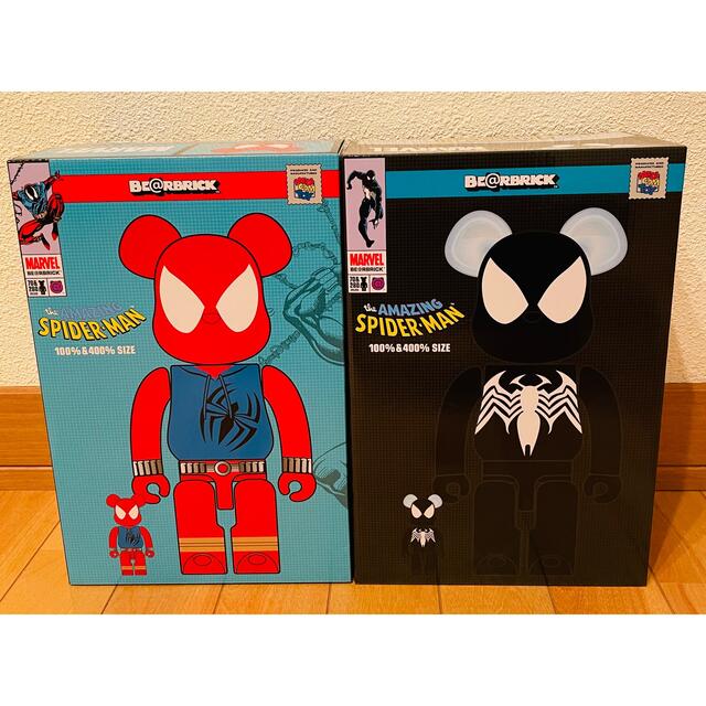 BE@RBRICK SCARLET SPIDER 100% & 400%