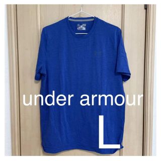 アンダーアーマー(UNDER ARMOUR)のunder armour アンダーアーマー  L ブルー　定番半袖Tシャツ(Tシャツ/カットソー(半袖/袖なし))