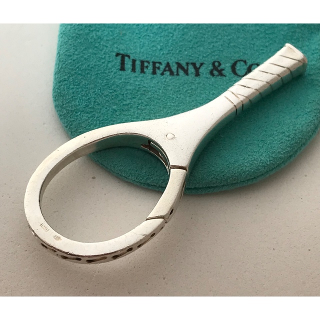 Tiffany テニスラケット　キーホルダー 希少 メンズのファッション小物(キーホルダー)の商品写真