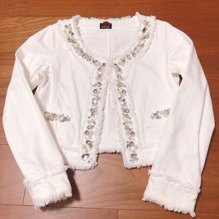 DaTuRa ダチュラ パールビジュー デニムジャケット 新品