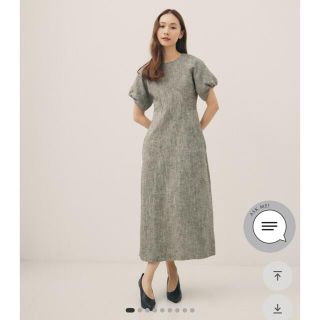 ランデブー(RANDEBOO)のRANDEBOO  Puff material dress ワンピース(ロングワンピース/マキシワンピース)