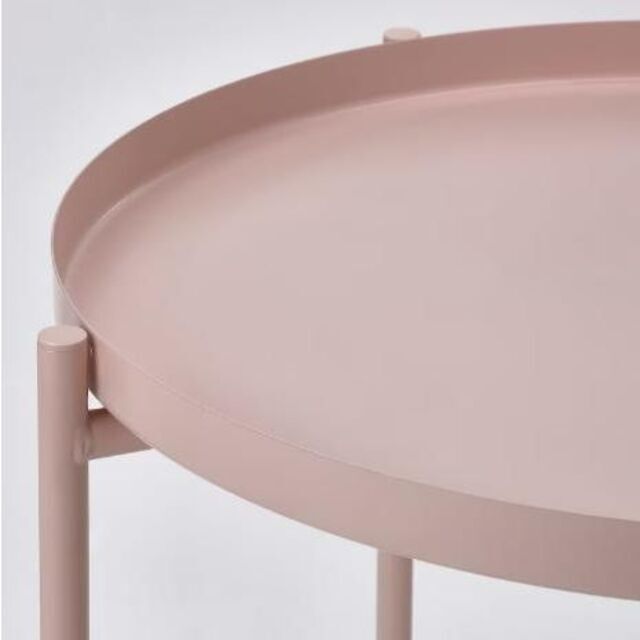 IKEA(イケア)のイケア　トレイテーブル　 グラドム　新色：ペールピンク インテリア/住まい/日用品の机/テーブル(コーヒーテーブル/サイドテーブル)の商品写真