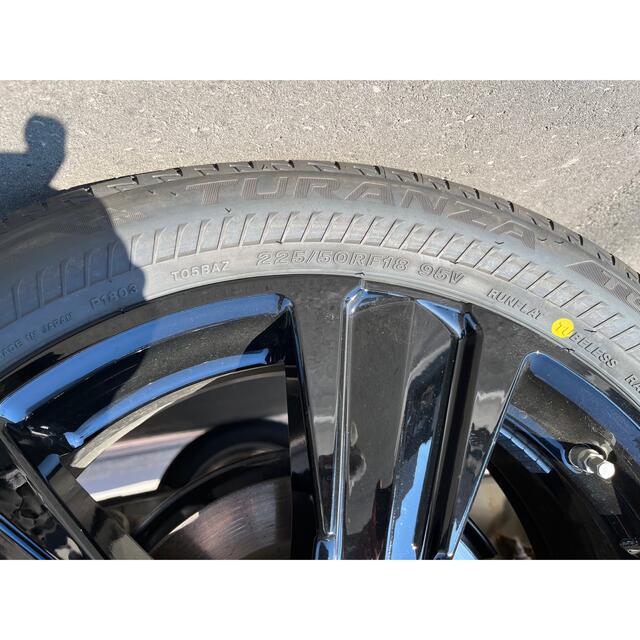 BRIDGESTONE(ブリヂストン)のレクサス純正18incアルミタイヤ4セット TURANZA 自動車/バイクの自動車(タイヤ・ホイールセット)の商品写真