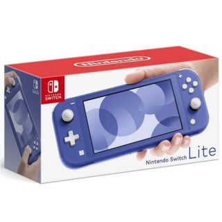 ニンテンドースイッチ(Nintendo Switch)の新品 未使用 未開封 Nintendo Switch  LITE ブルー(携帯用ゲーム機本体)