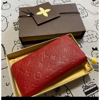 ルイヴィトン(LOUIS VUITTON)のルイヴィトン　長財布　赤(財布)