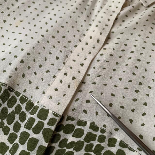 STELLA McCARTNEY ドット柄 シルクシャツ ステラマッカートニー