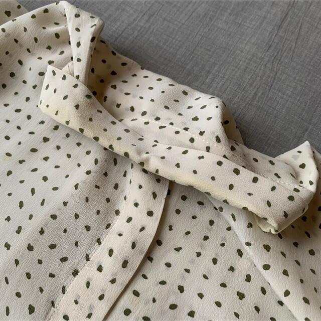 STELLA McCARTNEY ドット柄 シルクシャツ ステラマッカートニー