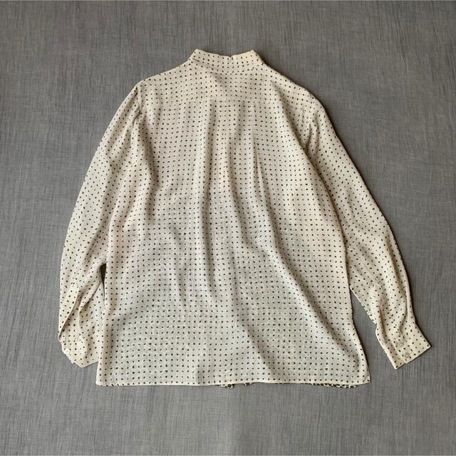 STELLA McCARTNEY ドット柄 シルクシャツ ステラマッカートニー