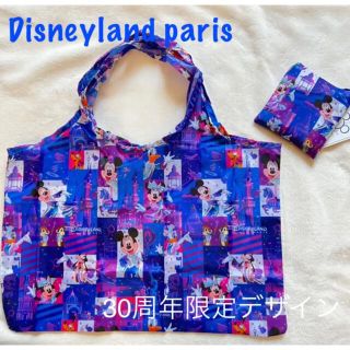 ディズニー(Disney)の新品未使用タグ付き★ディズニーランド・パリ30周年エコバッグ(エコバッグ)