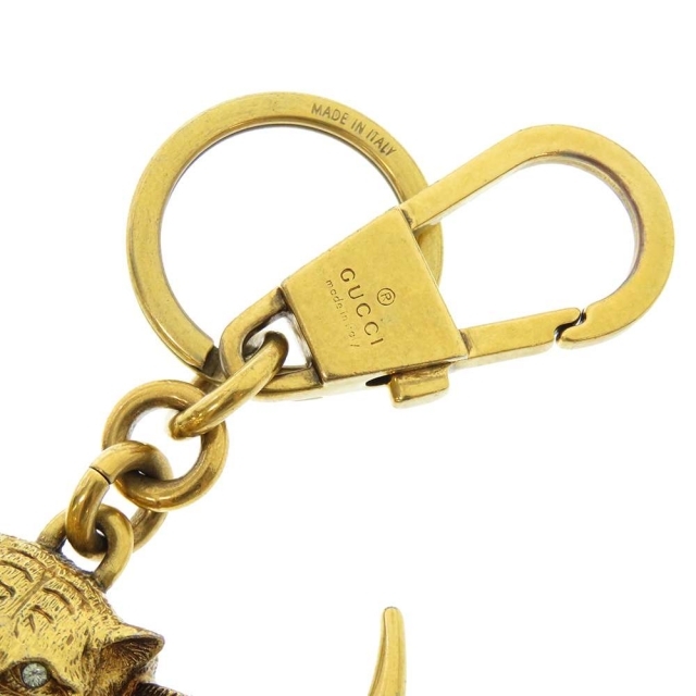美品 GUCCI グッチ シルバー タイガー キーリング econet.bi