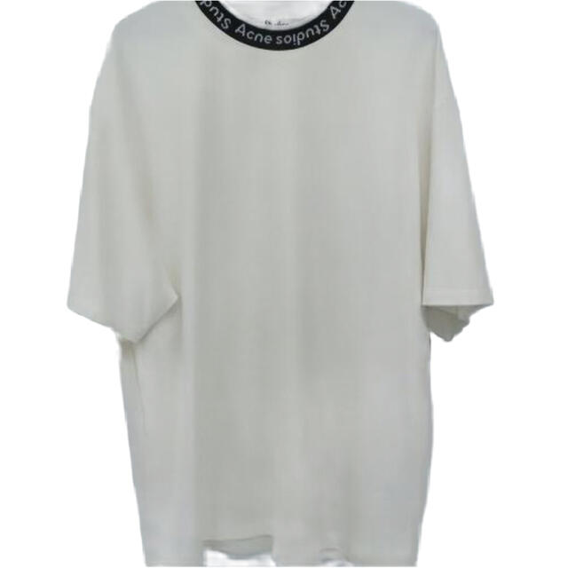 ACNE(アクネ)のアクネ ステュディオズ Extorr Logo 半袖Tシャツ ホワイトXXL  メンズのトップス(Tシャツ/カットソー(半袖/袖なし))の商品写真