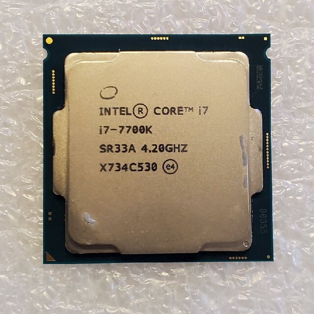 Intel Core i7-7700K 4.2 GHz 新品 未開封 未使用