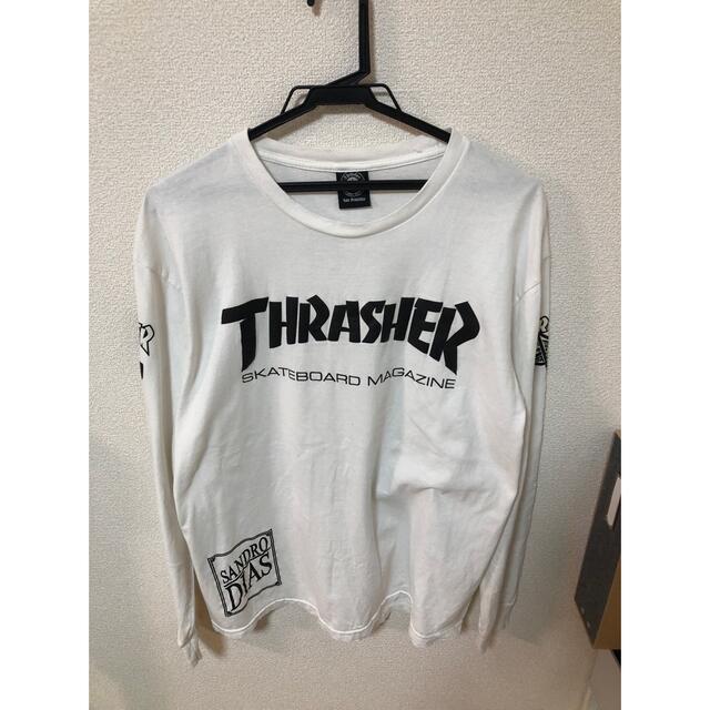 THRASHER(スラッシャー)のTHRASHER×Sandro Dias コラボ　ロングTシャツ　スケートゴート メンズのトップス(Tシャツ/カットソー(七分/長袖))の商品写真