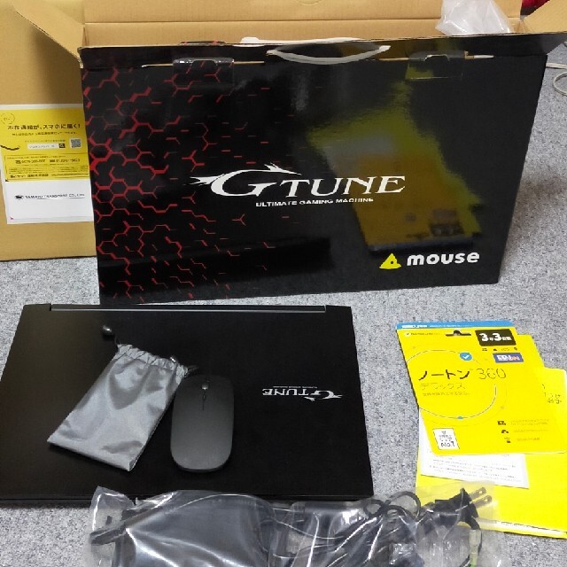 GTUNE ノートパソコン　mouse 付属品あり　15.6インチPC note