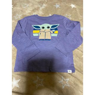 ベビーギャップ(babyGAP)の新品未使用GAPベビーとスターウォーズコラボ長袖Tシャツサイズ100ヨーダ(Tシャツ/カットソー)