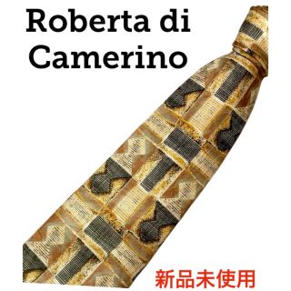 ロベルタディカメリーノ(ROBERTA DI CAMERINO)のロベルタディカメリーノ ネクタイ レギュラー  rc RC ジャガード イエロー(ネクタイ)