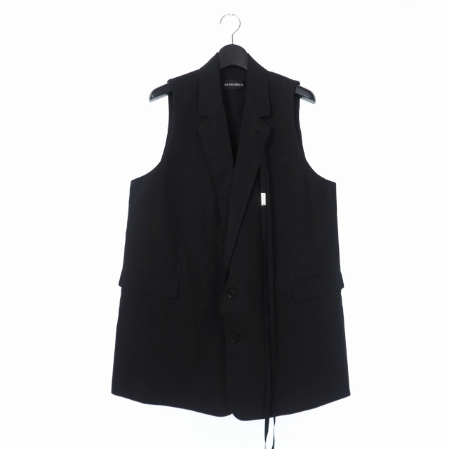 Ann Demeulemeester(アンドゥムルメステール)のアンドゥムルメステール 22SS ノースリーブ ロングジャケット ベスト 44 メンズのトップス(ベスト)の商品写真