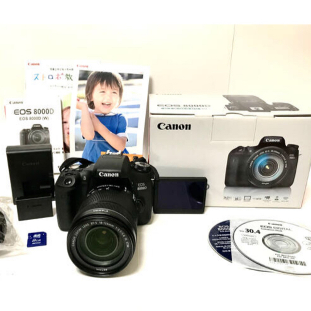 国内即発送】 61,655円！！スマホと繋がる♪Canon EOS 8000D レンズ ...