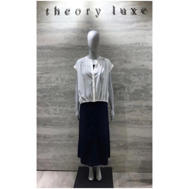 Theory luxe 19ss フレンチスリーブブラウス | www.voiceofslum.org