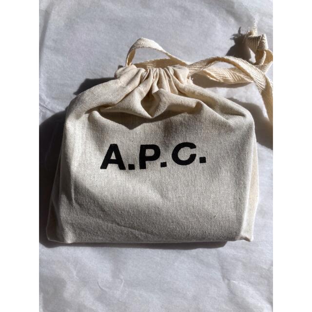 【新品未使用】【A.P.C】カーブレザー二つ折り財布ブラック 6