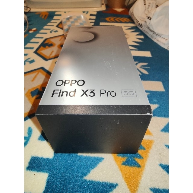 au OPPO find x3 PRO ブラック　SIMロック解除済み 12GB