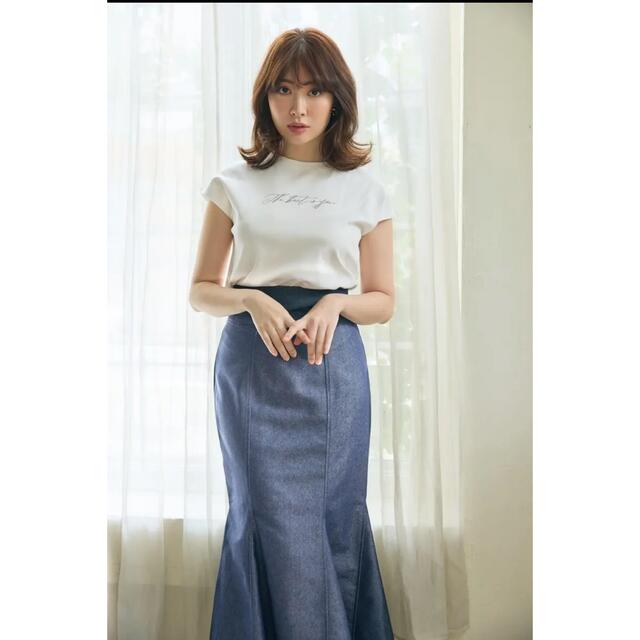 11日まで限定 Mermaid Denim Effect Skirt