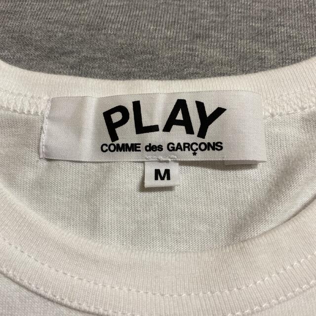 COMME des GARCONS(コムデギャルソン)のコムデギャルソン PLAY Tシャツ　M レディースのトップス(Tシャツ(半袖/袖なし))の商品写真