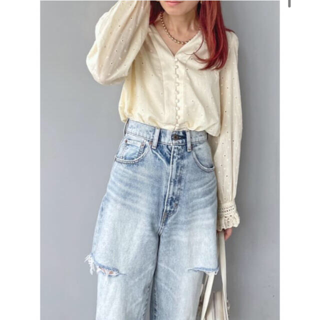 moussy   MOUSSY THIGH SLIT LOOSE STRAIGHTの通販 by n&k｜マウジー