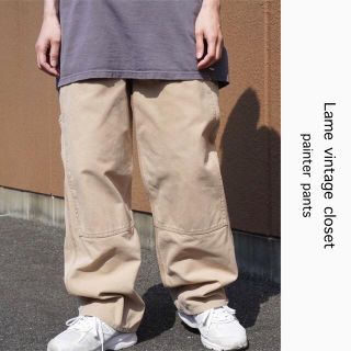 ディッキーズ(Dickies)の90s 古着 ディッキーズ ダブルニー ダック ペインターパンツ ゆるだぼ(ペインターパンツ)