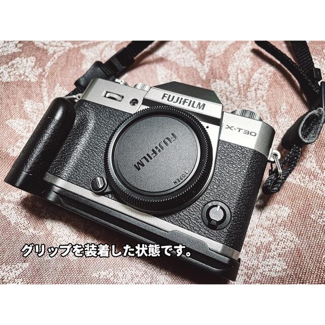 本物保証】 富士フイルム - ボディ(シルバー)+付属品一式 X-T30 ミラー