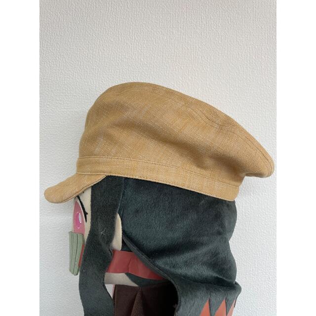 キャスケット　帽子　ベージュ レディースの帽子(キャスケット)の商品写真