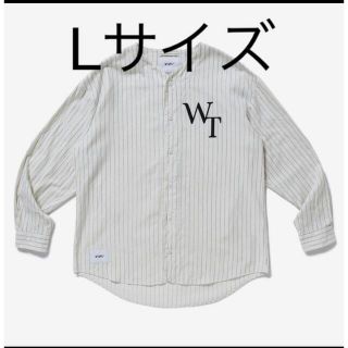 ダブルタップス(W)taps)のLサイズ　wtaps LEAGUE  STRIPE  ベースボールシャツ(シャツ)