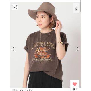 アパルトモンドゥーズィエムクラス(L'Appartement DEUXIEME CLASSE)の新品【GOOD ROCK SPEED 】Corey hill Ｔシャツ(Tシャツ(半袖/袖なし))