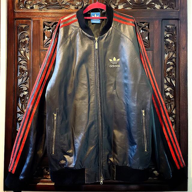 最新品格安 adidas - アディダス 松本人志 レザー 本革 ジャケット