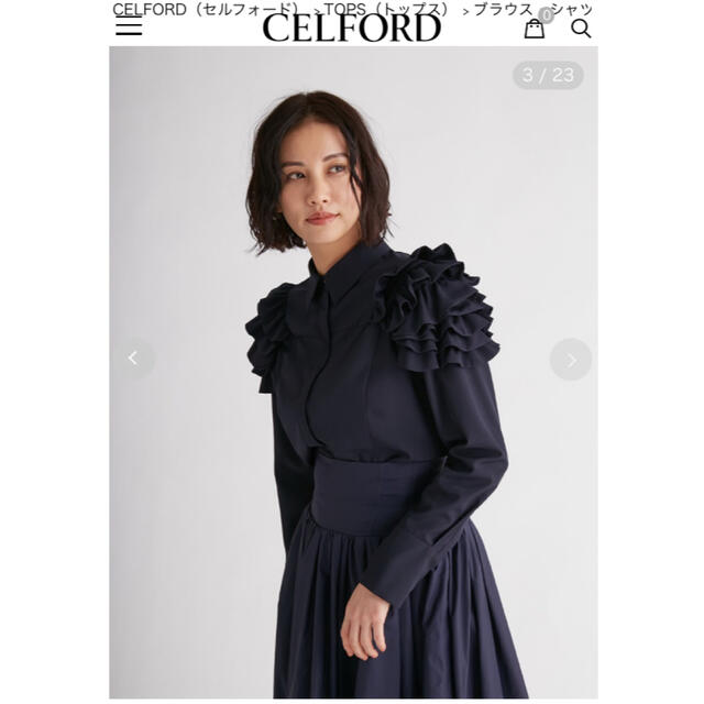 CELFORD - 新品CELFORD セルフォード HANAE MORI フリルショルダー