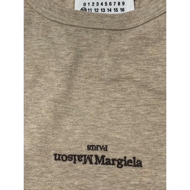 新品《 Maison Margiela 》ディストーテッド ロゴ Tシャツ 48 新素材