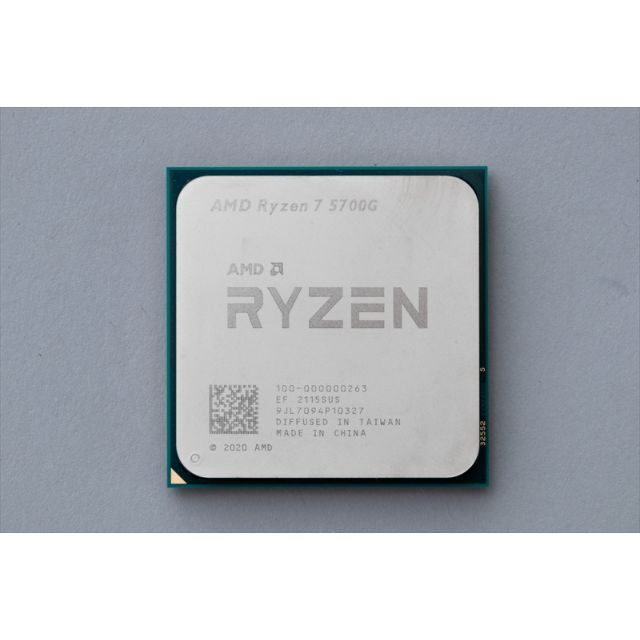 PC/タブレット使用38日　バルク　Ryzen 7 5700G