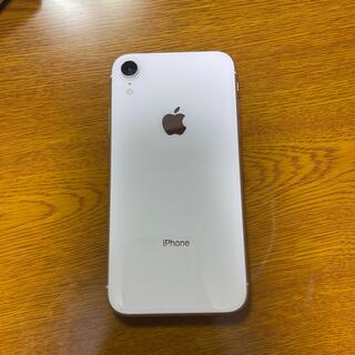 アップル(Apple)の【美品】iPhone xR 64GB ホワイト(スマートフォン本体)