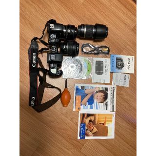 キヤノン(Canon)のキャノン　takao様専用 EOSkiSS X2 ダブルズーム EOS55セット(デジタル一眼)