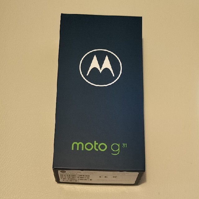【未開封】MOTOROLA スマートフォン moto g31 ベイビーブルー
