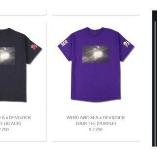 ウィンダンシー(WIND AND SEA)のWIND AND SEA x DEVILOCK TOUR TEE シャツ(Tシャツ/カットソー(半袖/袖なし))