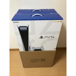 ソニー(SONY)のSONYプレイステーション5 ディスクドライブ搭載モデル。2台セット(家庭用ゲーム機本体)