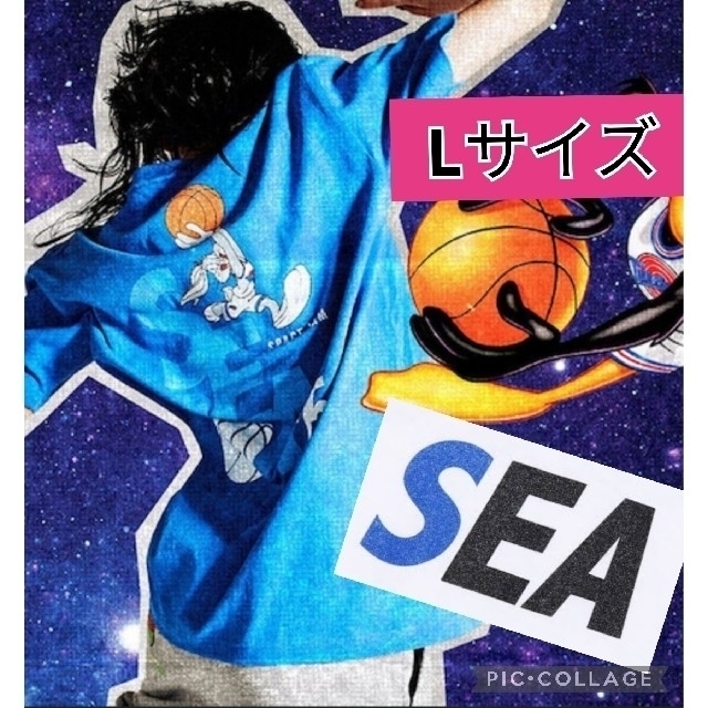 4月30日発売 完売【WIND AND SEA】スペースジャム コラボ T 青 男の子