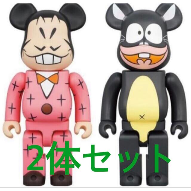 2体セット BE@RBRICK ウナギイヌ 400％ イヤミ 400％