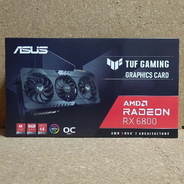 新品未開封品 ASUSTek AMD Radeon RX 6800