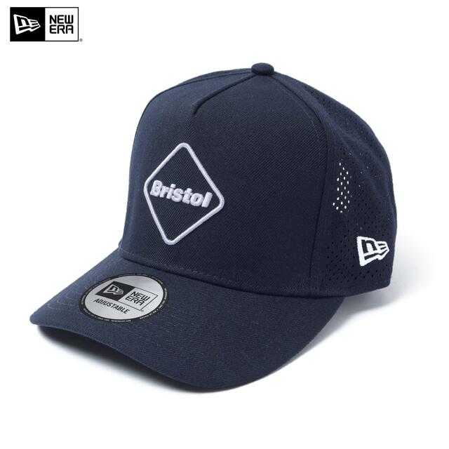 FCRB 22SS NEW ERA EMBLEM MESH CAP NAVY-