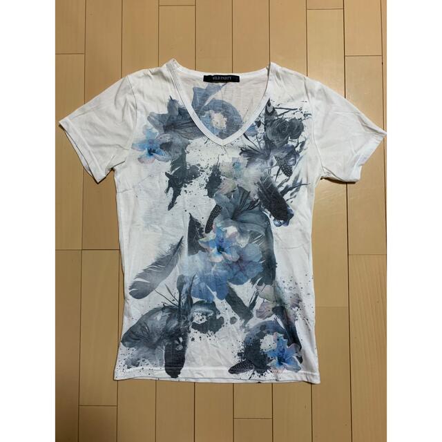 FUGA(フーガ)の[古着] WILD PARTY Tシャツ Vネック ホワイト メンズのトップス(Tシャツ/カットソー(半袖/袖なし))の商品写真