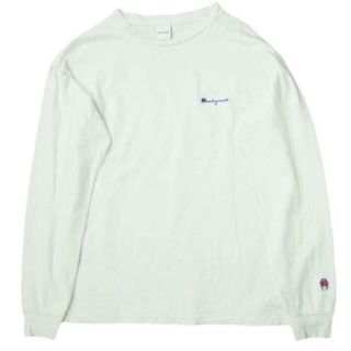 レディメイド(READYMADE)のREADYMADE レディメイド 21AW 日本製 PIONCHAM L/S T-SHIRT ロゴ刺繍ロングスリーブTシャツ RE-CO-WH-00-00-200 L ホワイト 長袖 トップス【中古】【READYMADE】(Tシャツ/カットソー(七分/長袖))