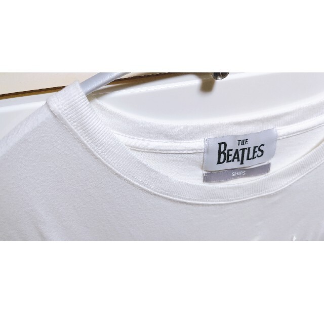 SHIPS(シップス)のBeatles Tシャツ 白 エンブロイダリー 刺繍Tシャツ メンズのトップス(Tシャツ/カットソー(半袖/袖なし))の商品写真